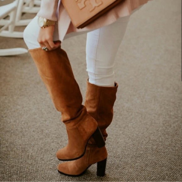EUC Sam Edelman Size 6 Victoria Slouch Boot Camel - Picture 3 of 5